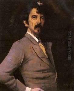 Portrait Of James Abbott McNeill Whistler by Walter Greaves