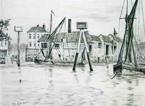 Chelsea Dock by Walter Greaves