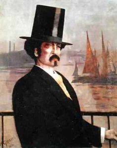 Portrait of Whistler on the Thames