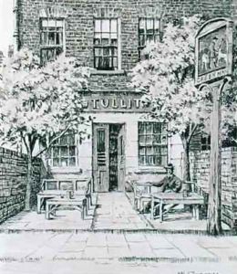 The Green Man Beaufort Street Chelsea by Walter Greaves