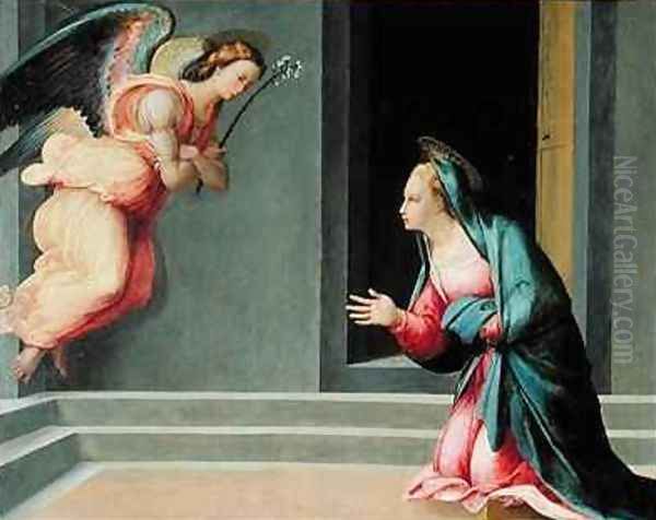 The Annunciation by Francesco Granacci