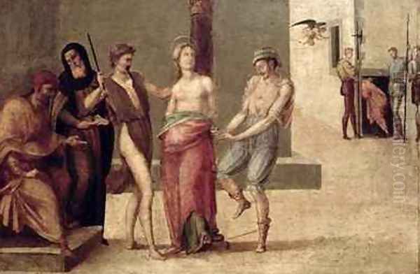 The Martyrdom of St Agnes - view 1