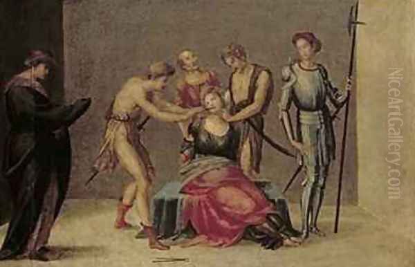 The Martyrdom of St Apollonia - view 1