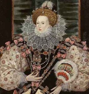 Portrait of Queen Elizabeth I The Armada Portrait by George Gower