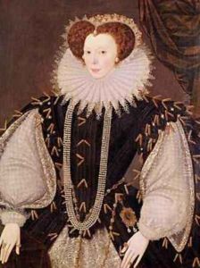 Portrait of Elizabeth Sydenham Lady Drake by George Gower