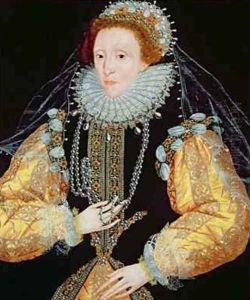 Portrait of Queen Elizabeth I The Drewe Portrait