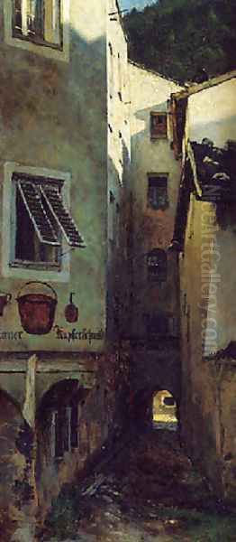 Lane with the Coppersmith (Die Gasse beim Kupferschmied) - view 1