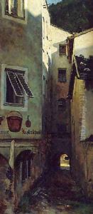 Lane with the Coppersmith (Die Gasse beim Kupferschmied) by Aleksander Gierymski