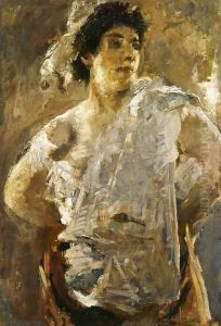 La Lavandaia by Emilio Gola