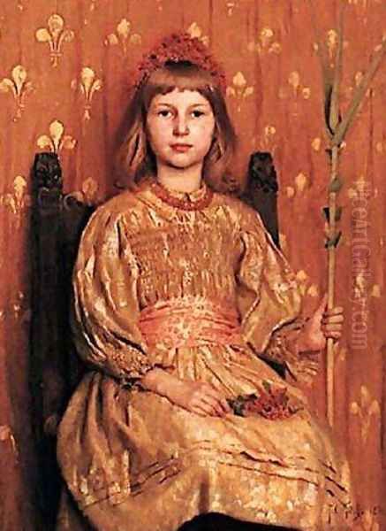 My Crown and Sceptre by Thomas Cooper Gotch