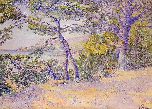 Under the Pines at Carqueiranne - view 1