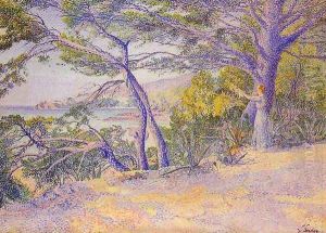 Under the Pines at Carqueiranne by Louis Gaidan