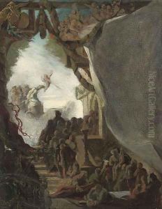 Allegorical scene by Nicholas Gysis