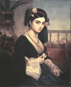 Oriental Lady by Gleyre Charles
