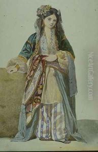 Turkish Woman ("Annetta"), Smyrna by Gleyre Charles