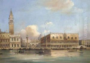 View of the Doge's Palace and St. Mark's Square from the Grand Canal by Carlo Grubacs