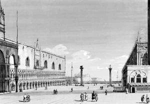 The Doge's Palace and San Giorgio Maggiore, Venice by Carlo Grubacs