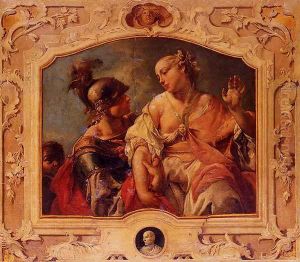 Paris And Helen Of Troy by Jacopo Guarana
