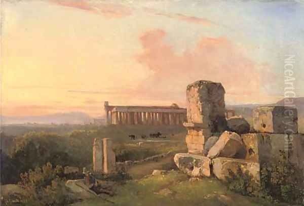 Ruins at Paestum - view 1