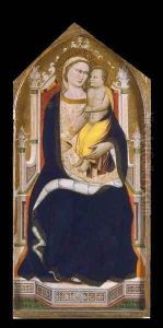 Virgin and Child Enthroned 1404 by Niccolo di Pietro Gerini