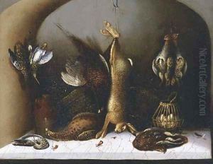 Still Life with dead Game and Rabbit by William Buelow Gould