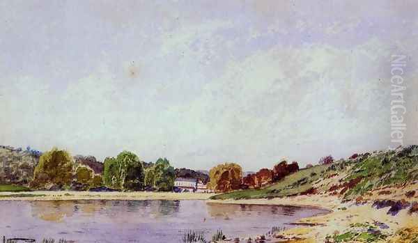 A Bend in the Durance River - view 1