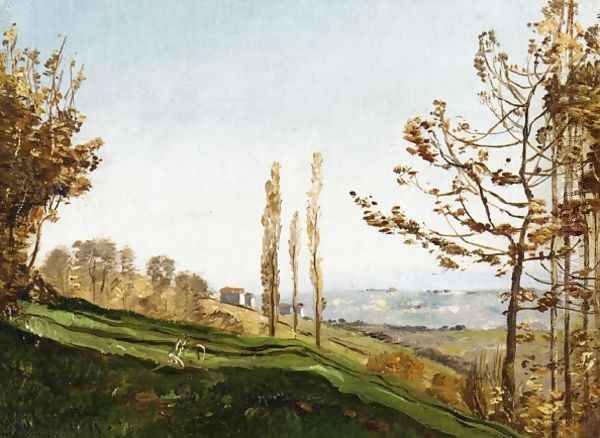 Landscape with Three Poplars - view 1