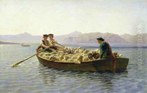 Rowing Boat 1863 by Paul-Camille Guigou