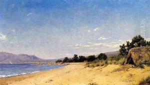 Hut by the Seashote 1869