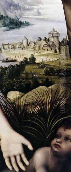 Leda and her Children (detail) c. 1520 - view 1