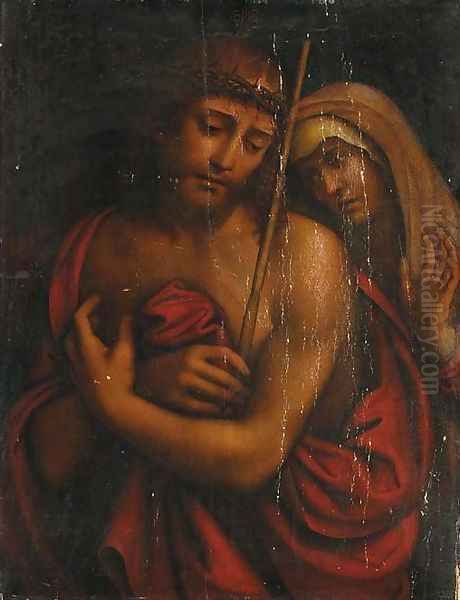 Christ crowned with thorns with the Madonna - view 1