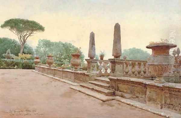 The terrace, Villa Lante - view 1