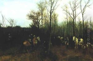 Return from the Hunt by Maksymilian Gierymski
