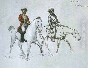 Two Riders by Maksymilian Gierymski