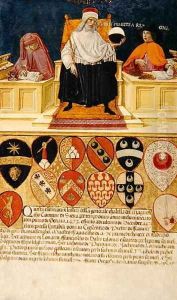 Good government in the public finance office, 1474 by Benvenuto Di Giovanni Guasta