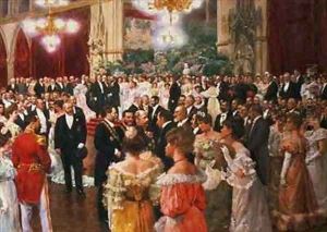 The Viennese Ball by Wilhelm Gause