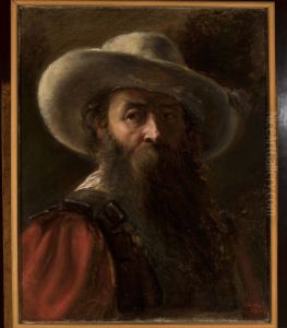 Portrait of a Man by Maurycy Gottlieb