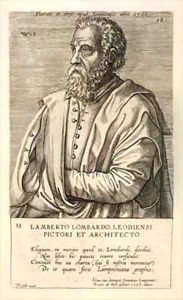 Portrait of Lambert Lombard by Theodor Galle