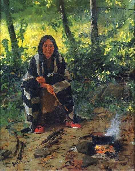 Tending the Fire - view 1