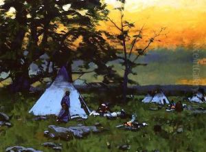 Indian Encampment Montana