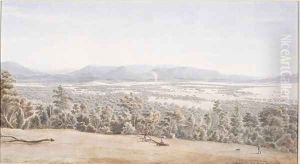 Lilydale from the Hills with the Dandenongs in the distance by Eugene von Guerard