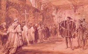 Henry VIII and Cardinal Thomas Wolsey