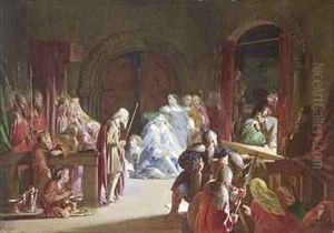 The re enactment of the death of Hamlets father Act III Scene 2