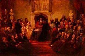 Presentation of the Freedom of the City to General Garibaldi