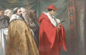 Cardinal Pandolphus at the ex-communication of King John