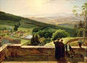 View of Vallombrosa near Florence View of Vallombrosa near Florence