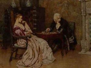 A Game of Chess by Charles Green