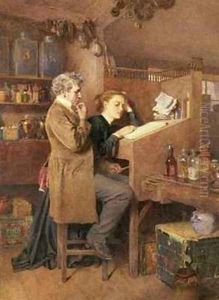 Grocer and wife by Charles Green
