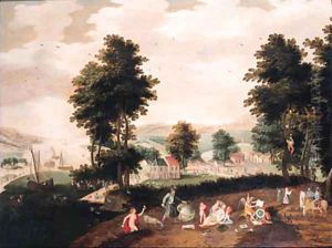 An allegory and illustration of the effects of Spanish policy in the Netherlands, 1565-1575 by Jacob Grimmer