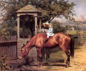 Equestrian portrait